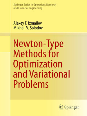 cover image of Newton-Type Methods for Optimization and Variational Problems
